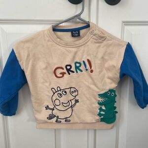 Jojo Maman Bébé 4-5 years Peppa Pig George 2 piece